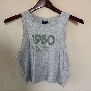 Pacific Sunwear Heather Gray Muscle Tee
